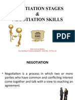 Negotiation Stages & Negotiation Skills: Ravenshaw Management Centre, Cuttack