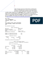 SAS Annotated Output