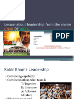 What Did U Learn From The Movie About Leadership