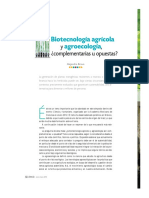 Biotecnologia y Agroecologia Complemento
