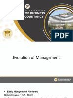 Evolution of Management Through the Ages