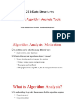 GC 211:data Structures: Week 2: Algorithm Analysis Tools