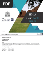 Consult Club IIMA Casebook - 2018