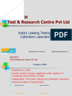 Kailtech Test & Research Centre PVT LTD: India's Leading Testing & Calibration Laboratory