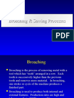 Broaching & Sawing Processes