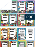 Adhesivos para Cuadernos