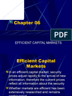 Chapter 6 (Efficient Capital Market)