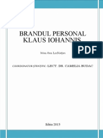 PDF Brandul Personal Klaus Iohannis The Personal Brand Klaus Iohannis