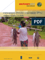 Participatory Poverty Assessment (PPA) : Attapeu Province, Lao PDR