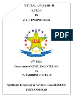 Structural Analysis - II CIVIL FIFTH BY PROMODIN MAM