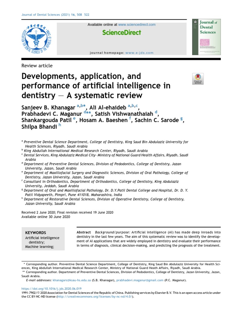 Ai Systematic Review Pdf Deep Learning Artificial Intelligence