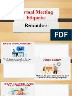 Virtual Meeting Etiquette