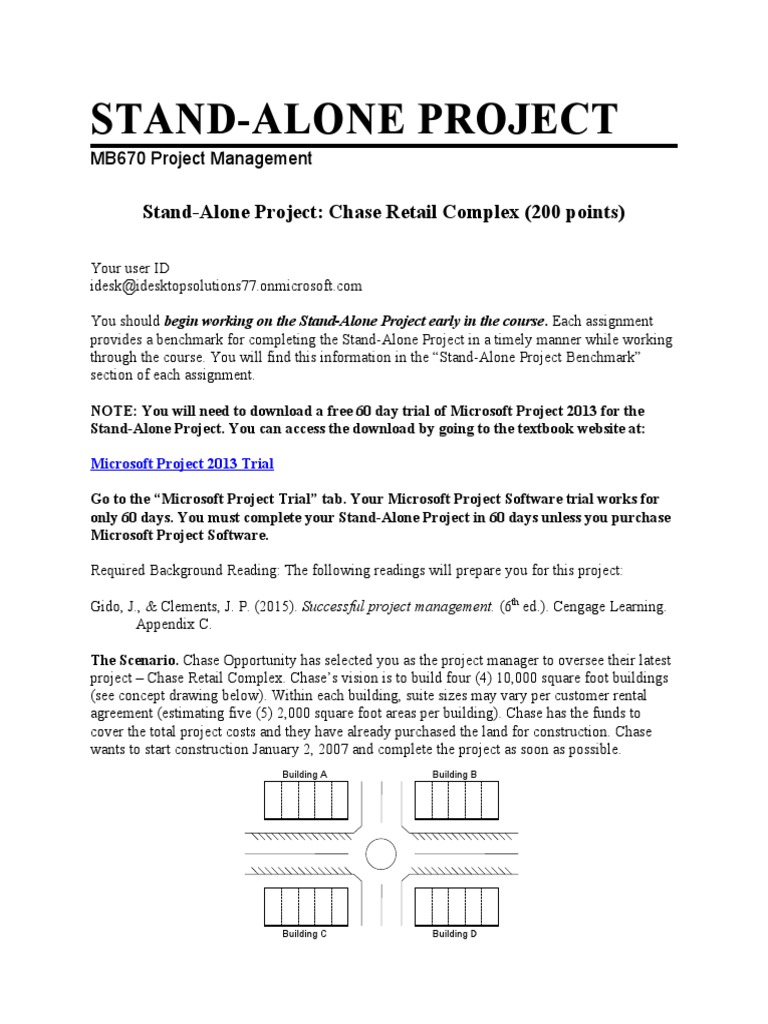 MB670D Stand Alone Project 1 PDF Project Management Business