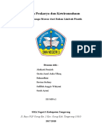 Kerajinan Bunga Mawar Dari Bahan Limbah Plastik