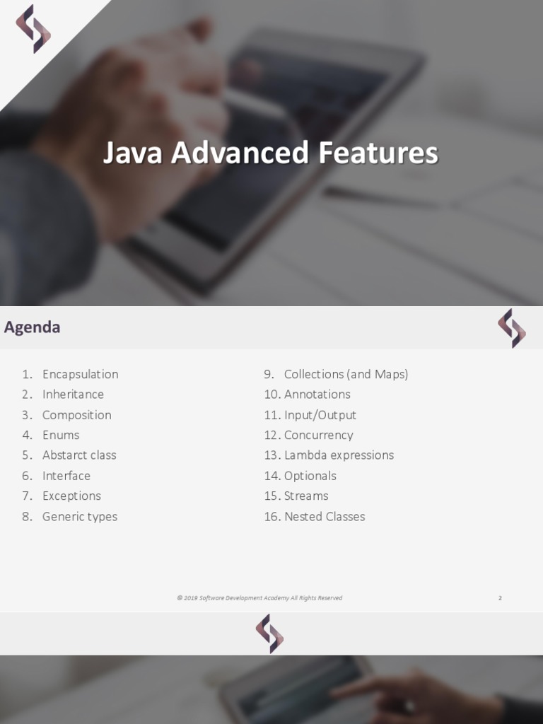 06 Java Advanced Features | PDF | Class (Computer Programming) | Method ...