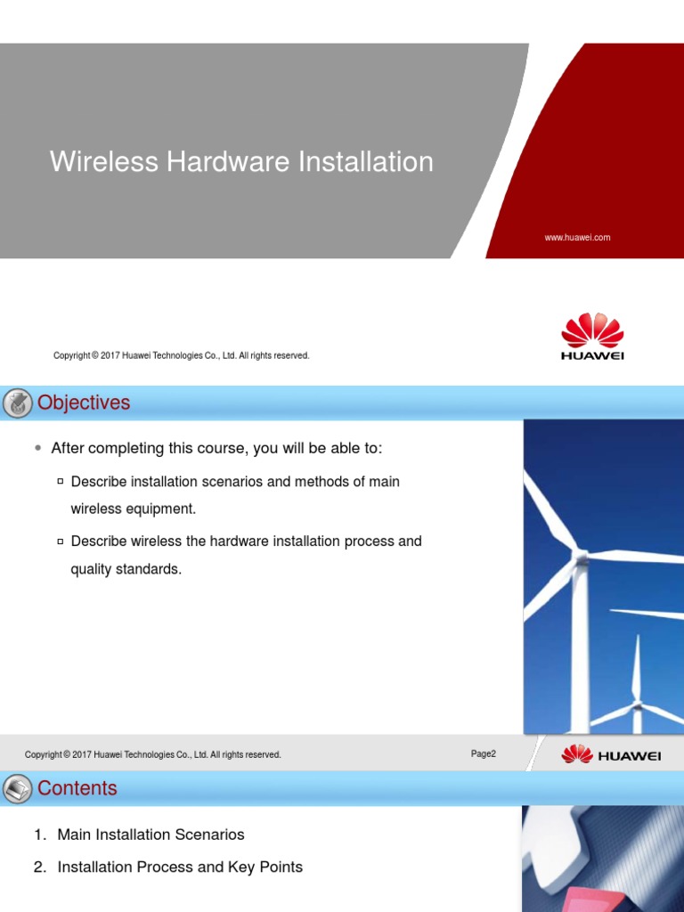Wireless Hardware Installation Training H35910EnU 2 PDF Tools