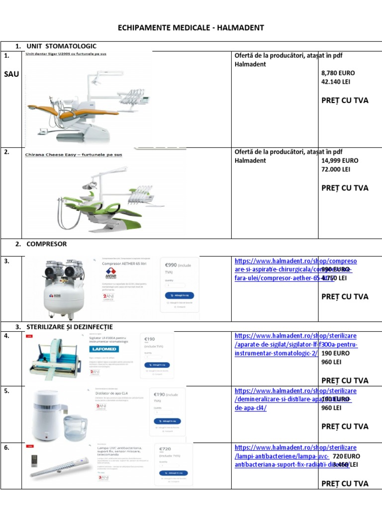 Halmadent-Cabinet Stomatologie Varianta 1 | PDF