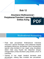 BAB 12. Penjabaran Atau Translasi LK Entitas Asing