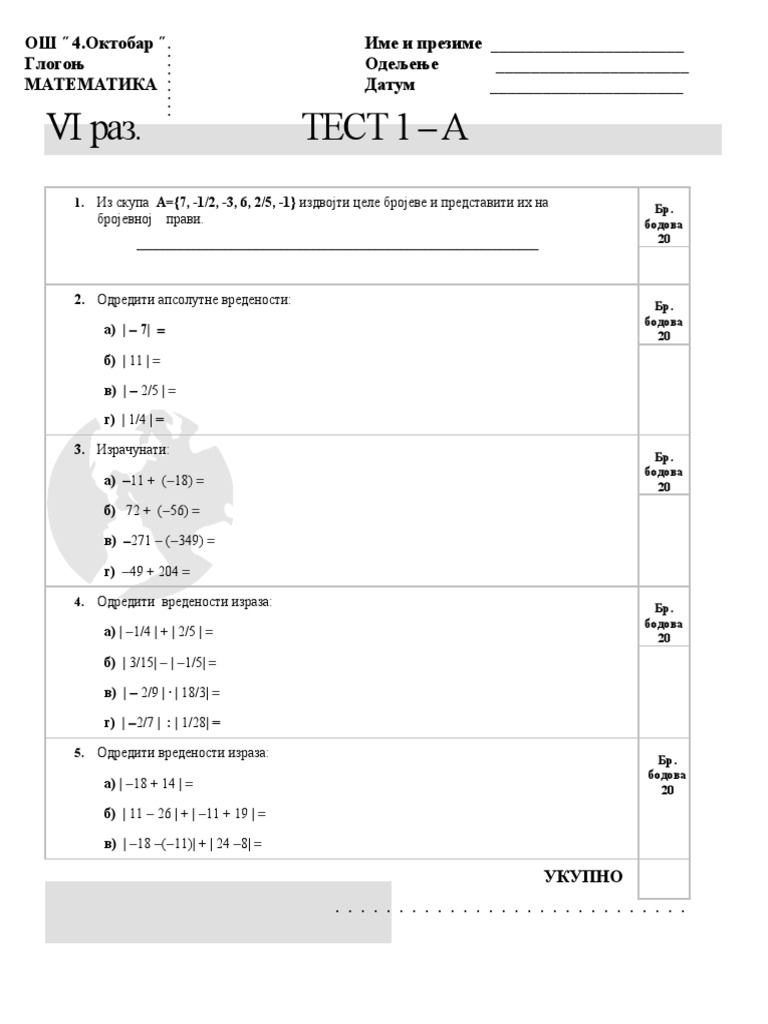 Test Vi 1a | PDF