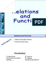 Relations and Functions Lesson Proper