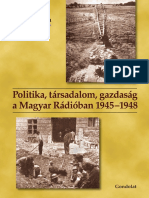 Simándi Irén - Politika, Társadalom, Gazdaság A Magyar Rádióban, 1945-1948