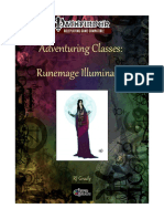 D&D3e - Pathfinder - Adventuring Classes - Runemage Illuminated