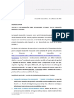 Resolución del Ministerio de Salud sobre la vacunación a embarazadas, lactantes y personas inmunocomprometidas