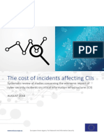 The Cost of Incidents Affecting CIIs