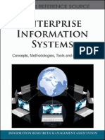 Enterprise Information Systems Concepts, Methodologies, Tools and Applications