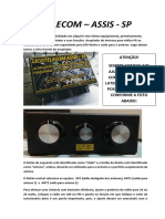 Licotelecom Manual de Instruções Atm650 Com Chave de Antenas