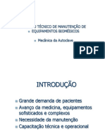 Curso Técnico de Manutenção de Equipamentos Biomédicos. Mecânica Da Autoclave