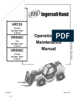 Operation and Maintenance Manual: Cab S/N 3648 12001 & Above