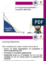 Chapter 7: Linear Programming Models - Graphical and Computer Methods