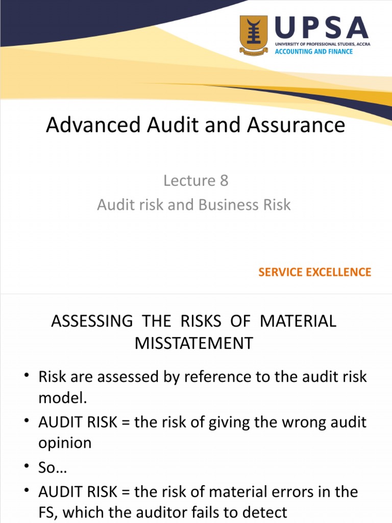 Audit and Business Risk Assessment | PDF | Financial Audit | Internal ...