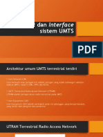 Arsitektur dan Interface sistem UMTS - 3G