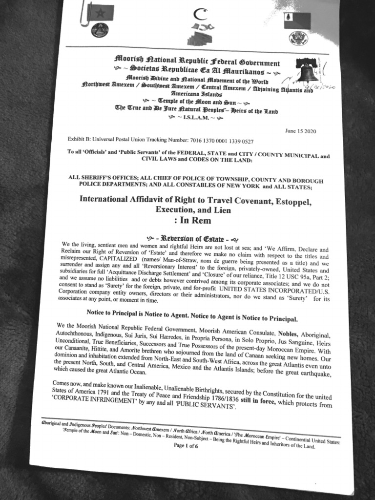 Righr To Travel Moorish | PDF