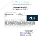 Surat Pernyataan Tidak Menuntut