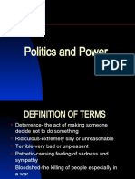 Politics and Power