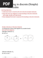 3B.3 Bonding in Discrete (Simple) Molecules