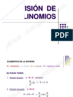 División de Polinomios