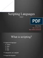 Scripting Languages