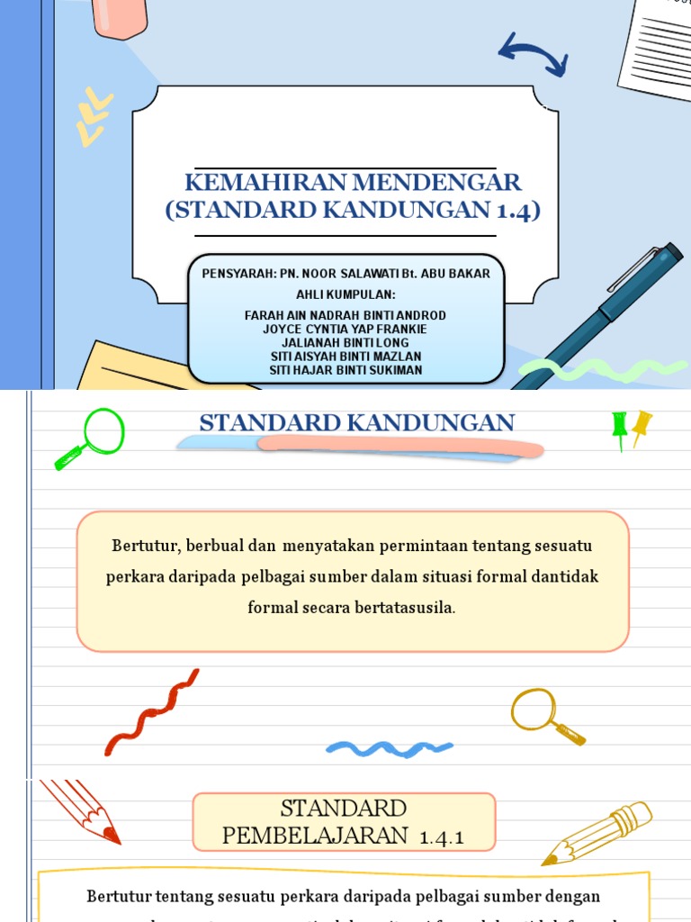 Standard kandungan 1 4 pdf