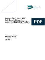 Approved Scanning Vendors: Payment Card Industry (PCI) Data Security Standard