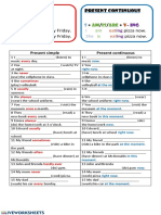 Simple Present and Present Continuous