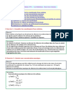 Chimie Solutions