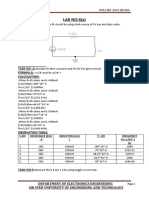 LAB NO:4 (A) : Task No:1 Circuit Diagram