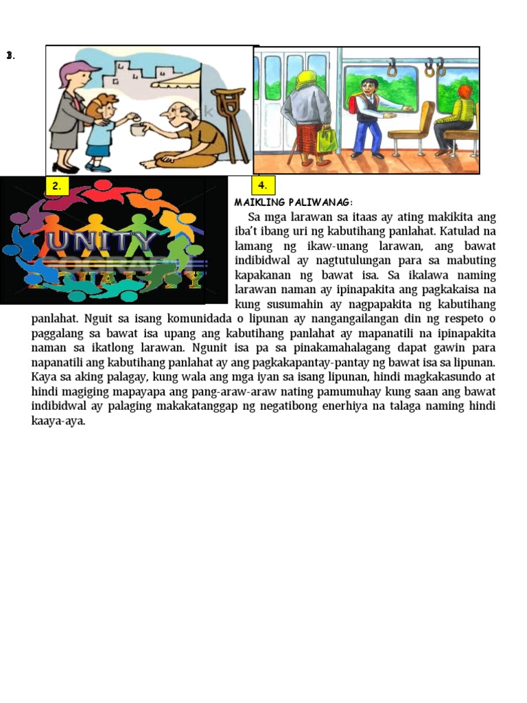 Mga Larawan NG Kabutihang Panlahat PDF