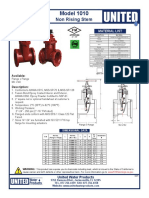 NRS Gate Valves, AWWA C509-C515 - Water Works - Model 1010