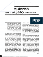 La Izquierda Sin Sujeto, León Rozichtner