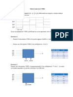 Série D'exercices VHDL Exercice 1